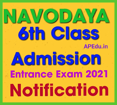 Navodaya 6th Class Admission Online Apply Form 2021 – JNVST Notification, Syllabus, Exam Pattern.