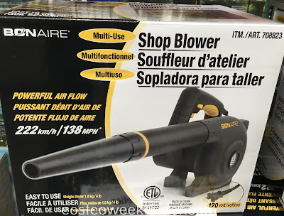 Keep your home workshop clear of debris with the Bon-Aire Multi-Use Shop Blower