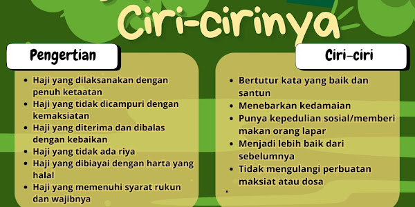 Haji Mabrur dan Ciri-cirinya || Opm Kab Grobogan