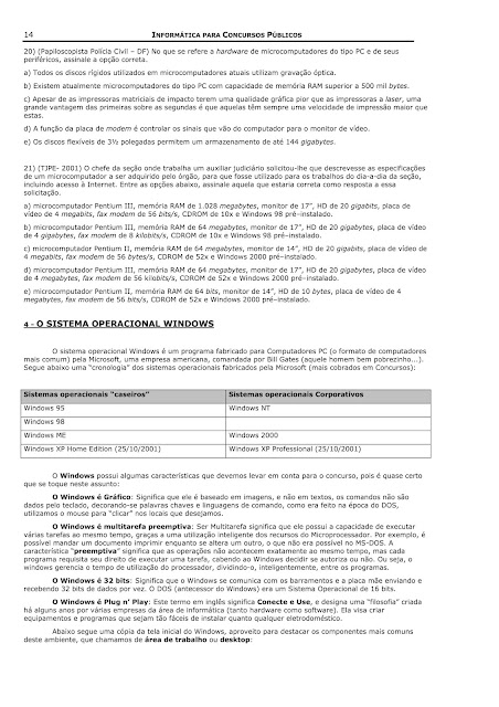 APOSTILA DE INFORMÁTICA PARA CONCURSOS PÚBLICOS