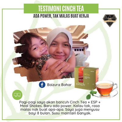 Testimoni Cinch Tea Shaklee