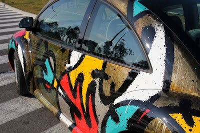 Graffiti Volkswagen Beetle Seen On www.coolpicturegallery.us