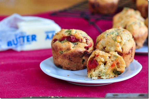 basil feta pepper muffins-5909