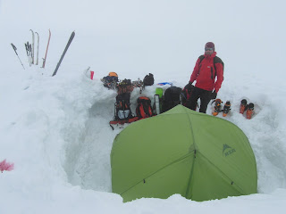 Mont Blanc du Tacul Zelten