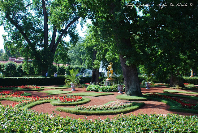 Peterhof palace and gardens