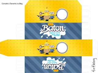 Cajas de Película de los Minions para imprimir gratis.