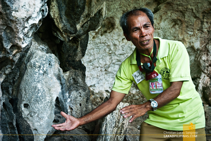 Our Guide at Lamanoc Island in Anda, Bohol