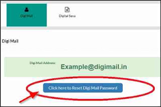 Digimail password reset without fingerprint