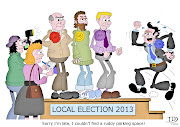 Local Election. Cartoon No 336 of 365. It's the local elections today.