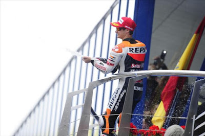 Podium Jerez MotoGP 2012