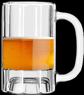 beer mug clip art. Obama#39;s glass half full.