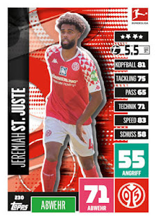 Topps Match Attax Bundesliga 2020-2021 1.FSV Mainz 05 Set