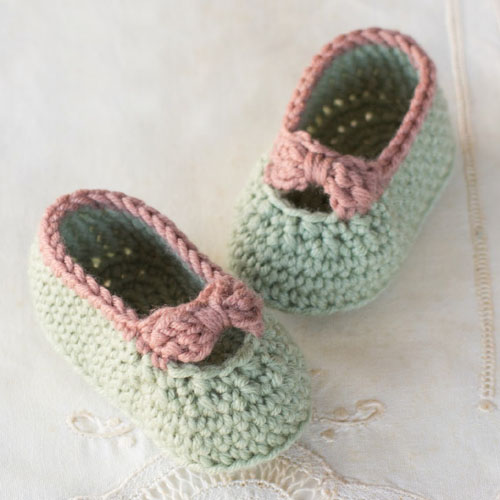 Little Lady Baby Booties - Free Pattern