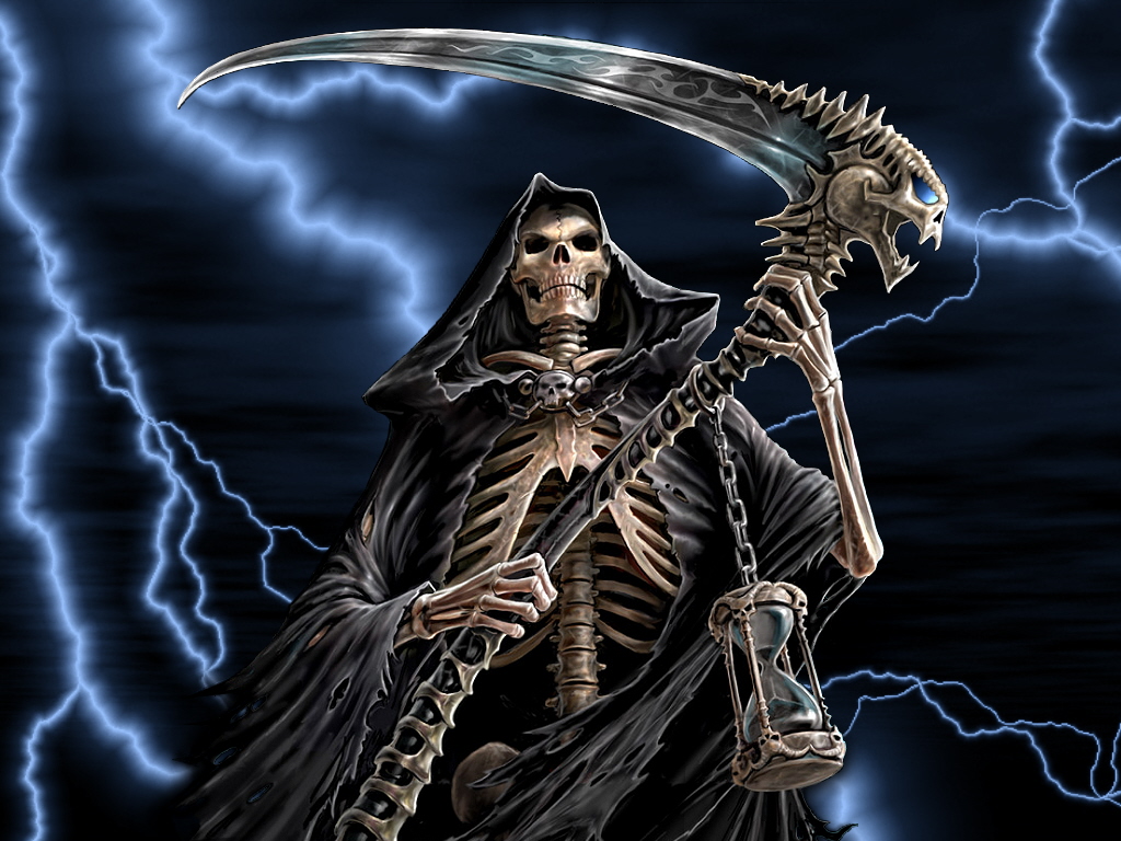 ... with Reaper Lightning Dark HD Wallpaper | Download HD Wallpapers