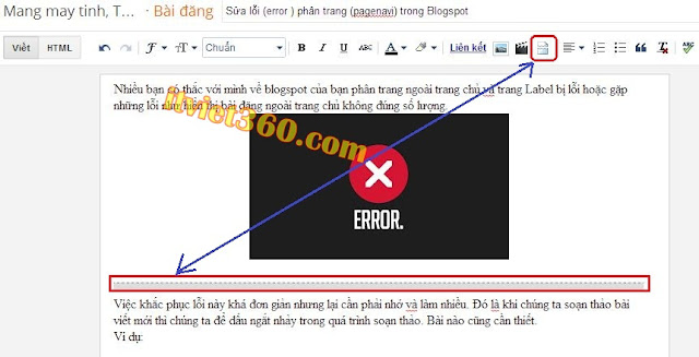 Sửa lỗi (error ) phân trang (pagenavi) trong Blogspot