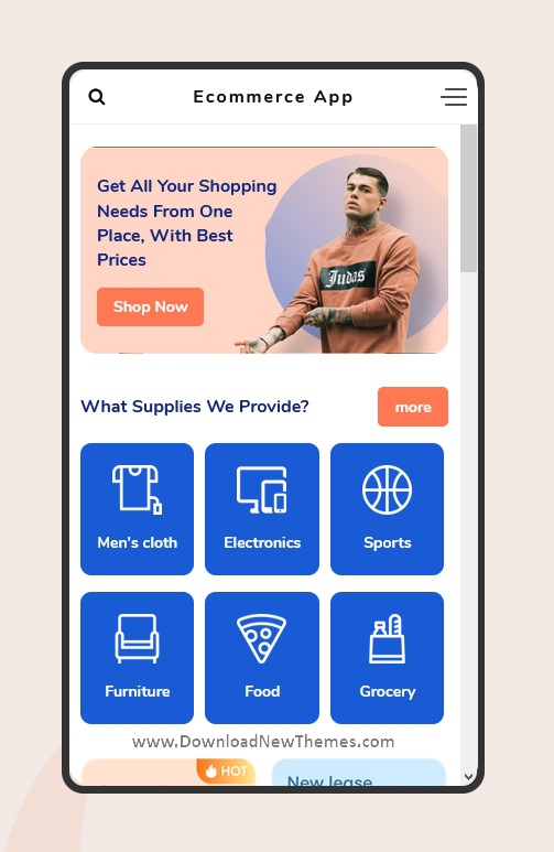 Multipurpose eCommerce Mobile Template