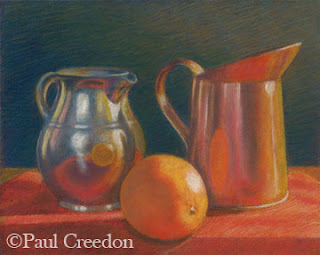 Three objects, a still life by Paul Creedon