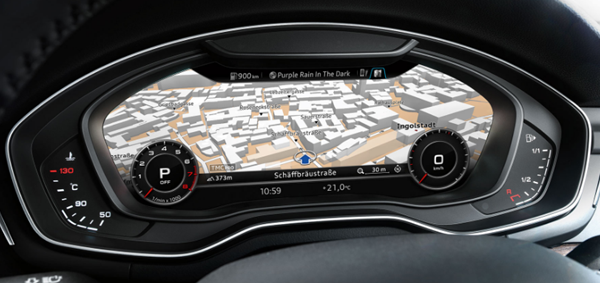 2018 A4, The innovative virtual Cockpit Audi Virtual
