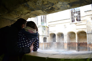 Father and daughter at Bath