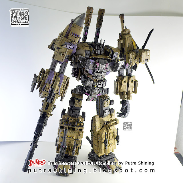 Toy Custom Paint: Transformers Bruticus Combiner by Putra Shining