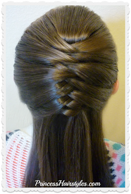 How to french fishtail braid cheat!  Snap braid tool.