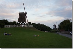 Beside the city edge canal between Dampoort and Kruispoort
