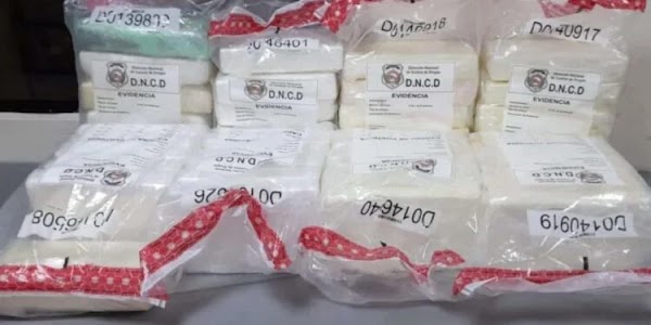 DNCD ocupa 48 paquetes de cocaína que serían enviados a Puerto Rico