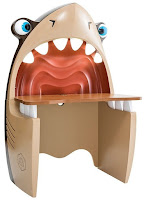 Pirate Shark Kids Desk Is Unique Desk That Look Like Someone Get Eaten Up By Giant Shark