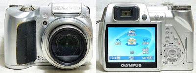 Olympus SP-510UZ 7.1MP CCD (Silver) Digital Bridge Camera #072