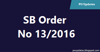 Old 500/1000 Notes To Be Accepted Only In SB Accounts - SB Order 13/2016