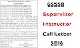 GSSSB Supervisor Instructor Call Letter 2019