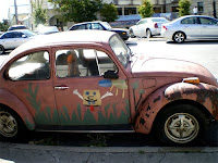 VW Sponge Bob Art Car