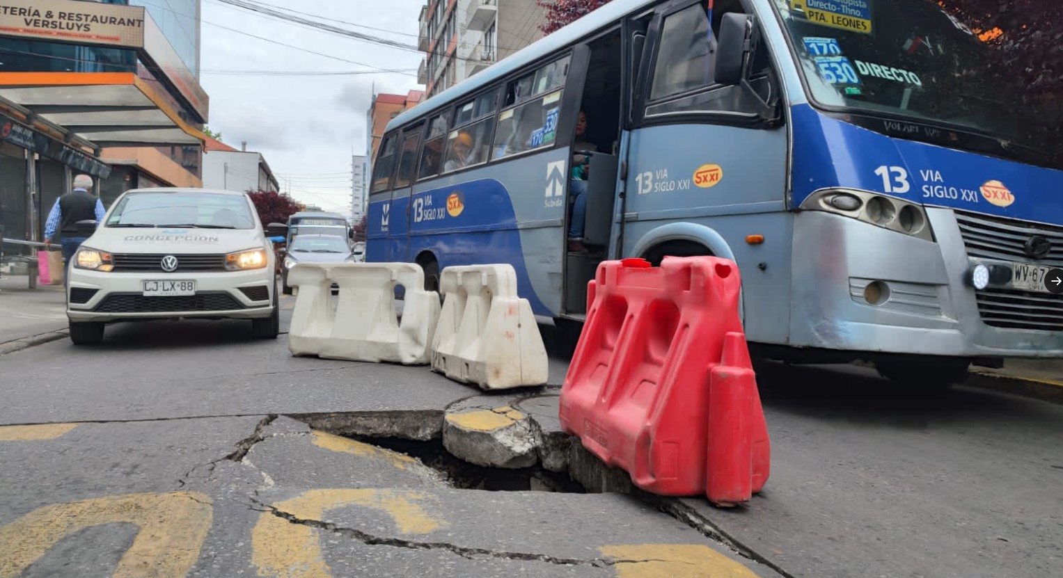 Enorme socavón causó alerta en San Martín