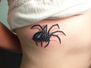 tatuagem aranha em 3D