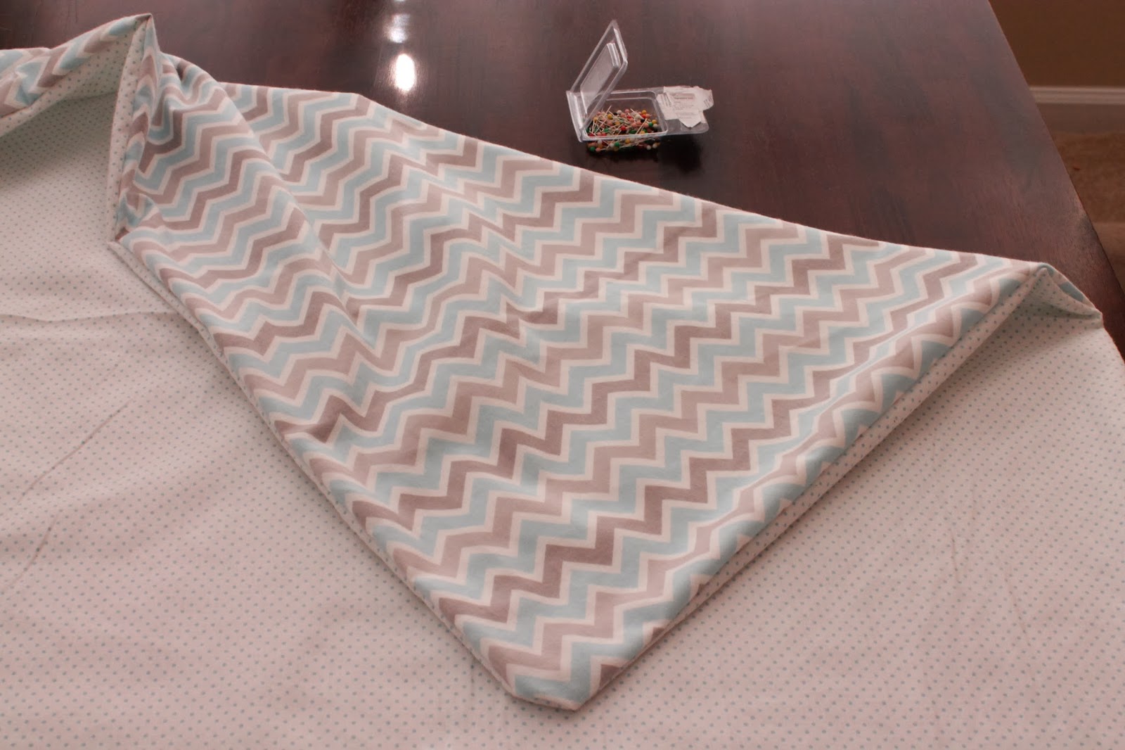 The EASIEST Baby Blanket to Sew