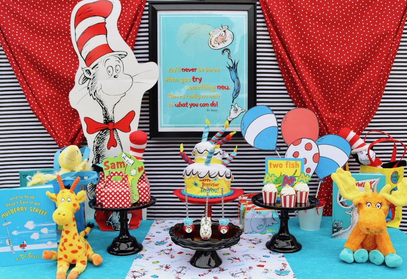 LAURA'S little PARTY: Happy Birthday Dr. Seuss! See our super fun party  ideas!