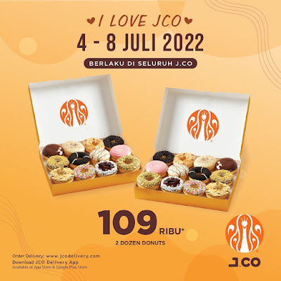 Promo I LOVE JCO Juli 2022 Mulai 54 Ribuan ( 04 - 08 Juli 2022)