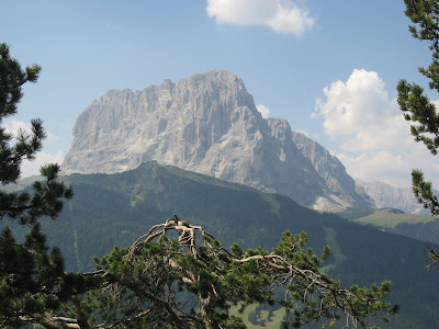 Aussicht auf den Plattkofel