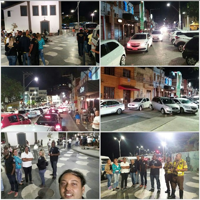 Operação integrada, órgãos da prefeitura e 12CIPM agora à noite no Rio Vermelho