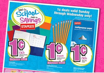 Staples Deals Back to School