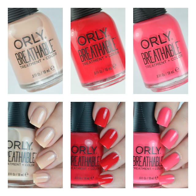 nail polish collage