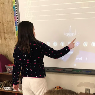 Learning the names of the treble clef lines and spaces is a basic music skill.  Using workstations to practice it only makes sense. See ideas for using centers in your music classroom  to teach pitch names of notes on the treble clef staff.