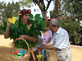Gracia Iglesias, Jardines del Cristina, performance, el árbol lateversos