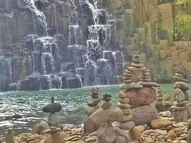 Balancing Stones at Bulingan Falls