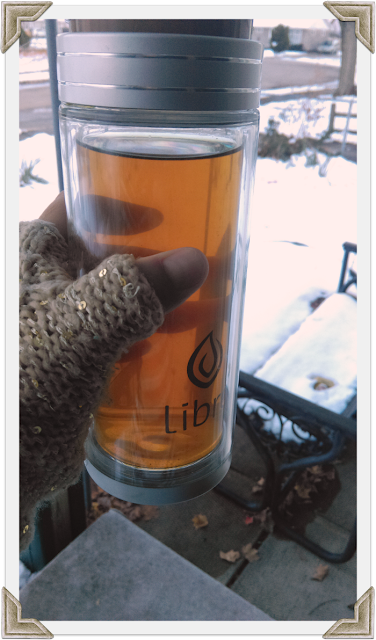 Easy Tea On-The-Go in a Libre Tea Glass