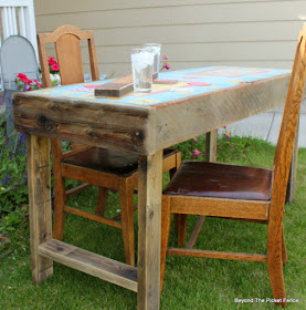 metal, rusty, game table, vintage, reclaimed wood, Beyond The Picket Fence, game, table, reclaimed wood, vintage, metal, rusty, beyond the picket fence, http://bec4-beyondthepicketfence.blogspot.com/2015/06/vintage-game-table.html