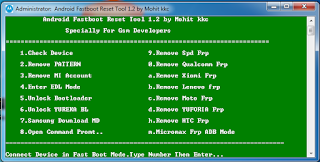 Android fastboot frp tool