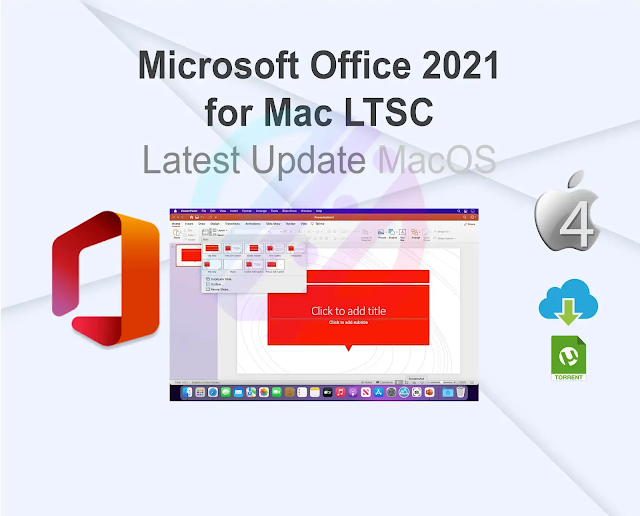 Microsoft Office 2021 for Mac LTSC v16.75 Latest Update 4MacOS