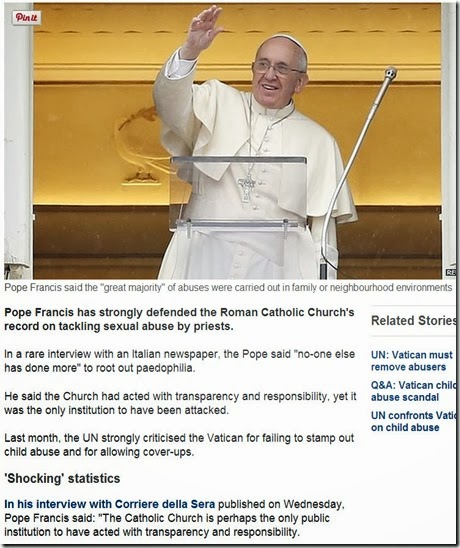pope platitudes