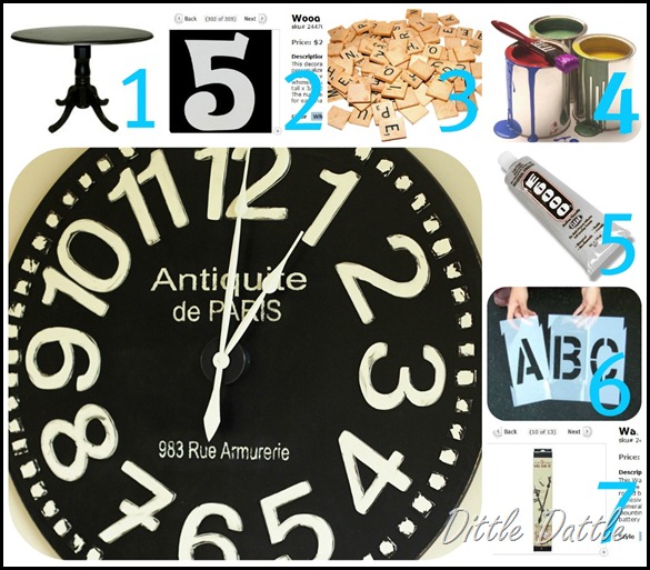DIY Pier 1 Grandiose Clock